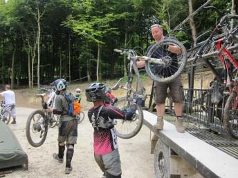 UK Bike Park bike trailer