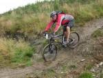 Mountain bike rider at the Devil's MTB challenge event.