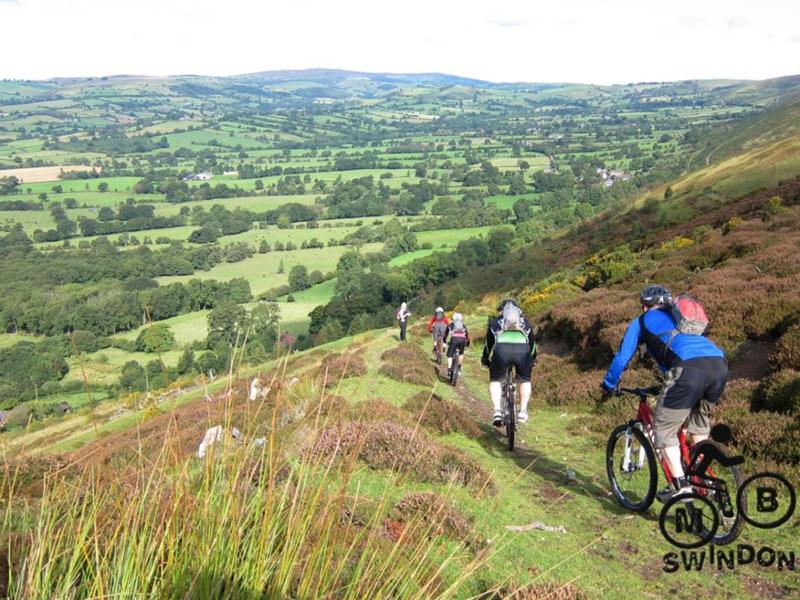 View from Long Mynd in Shropshire