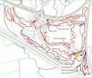Build progress a mountain bike track in Wiltshire.