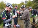 Injured mountain biker near Brechfa.