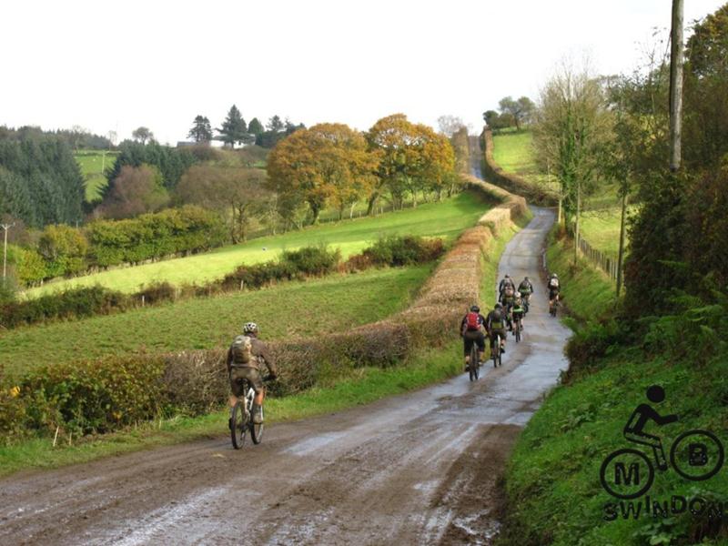 Mountain bike ride near Brechfa.