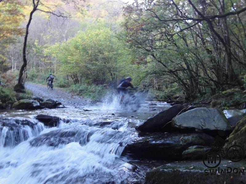 Water splash at Brechfa