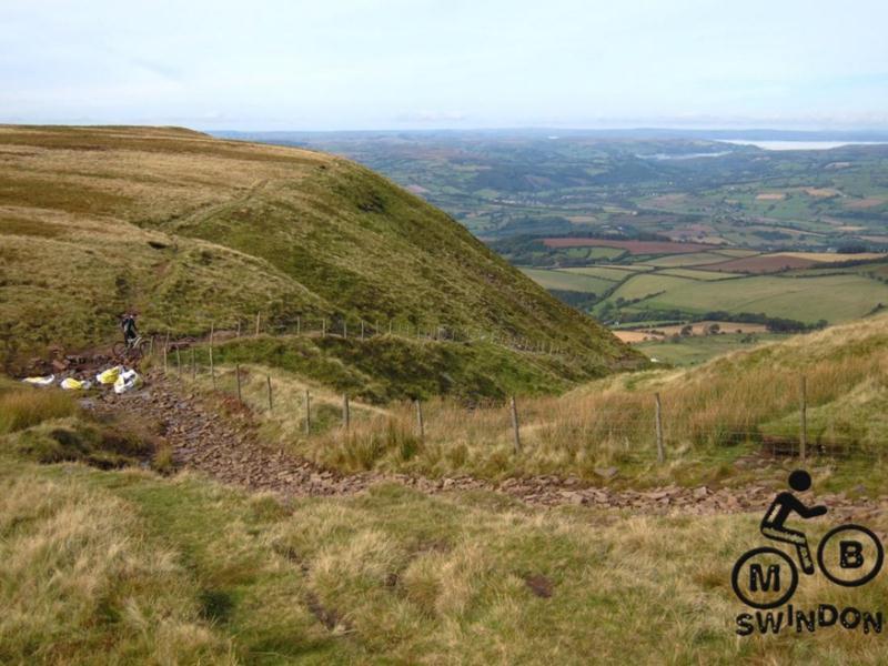 View from Y Das in the Black Mountains