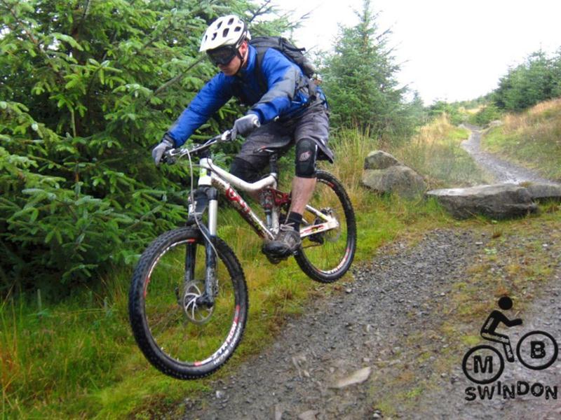 Innerleithen mtb trail jump