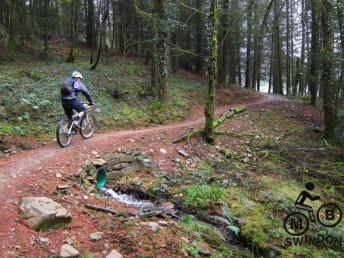 New single track at the Wall in Afan.