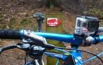 Go Pro on mountain bike.