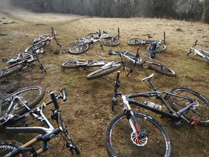 Abandoned bikes