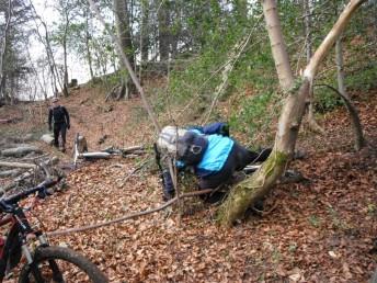 Mountain bike crash near Cranham