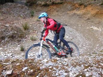 Mountain bike skills coaching.