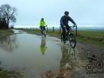 Big puddles on Walbury Hill