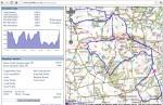 Walbury Hill mountain bike route map.