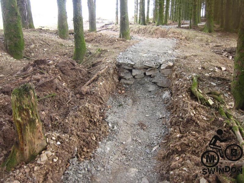 Step drop at Mudtrek Skills park