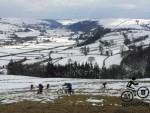 Snow on the Trans Cambrian Ride near Knighton