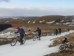 Snow on the Trans Cambrian Ride