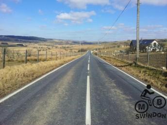 Open road in Wales.