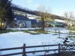 Cwmbiga farm B&B in the snow.