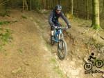 Rocky descent in the Quantock hills