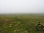 Misty hill in Wales.