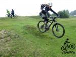 Bomb hole jump on Minchinhampton Common