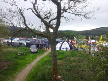 UK Gravity Enduro Round 2 Innerleithen - View of the Village