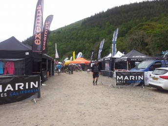 UK Gravity Enduro Round 2 Innerleithen - View of the Village