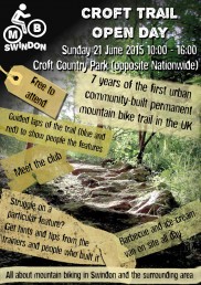Croft Trail open day 2015 poster
