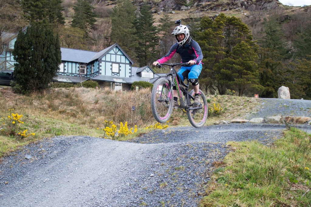 Jumping at Antur Stiniog